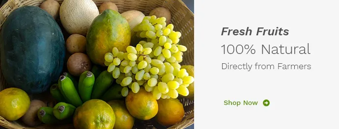 Fresh Fruits 100% Natural Directly from Farmers